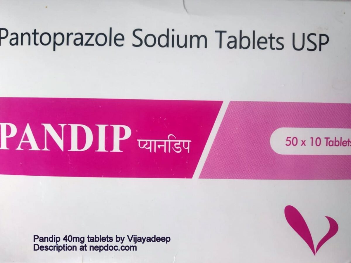 Pandip 40mg tablets by Vijayadeep : All you need to know